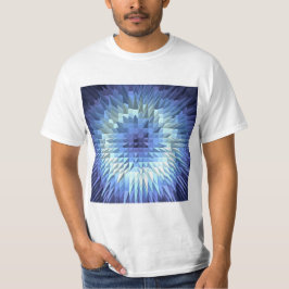 abstrakt geometrisk poligonalstruktur t shirt