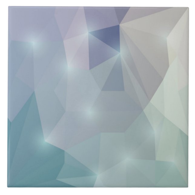 Abstrakt geometrisk polygon kakelplatta (Framsidan)