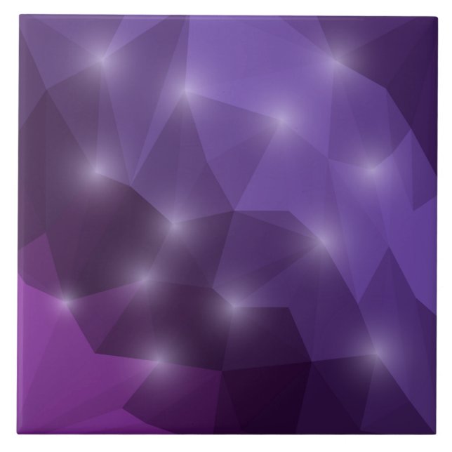 Abstrakt geometrisk polygon kakelplatta (Framsidan)