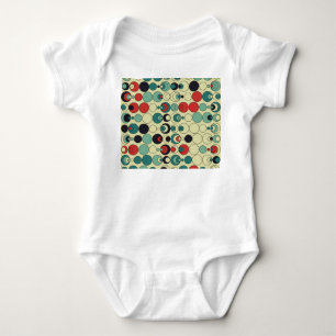 Abstrakt geometrisk sömlös mönsterdesign. t shirt
