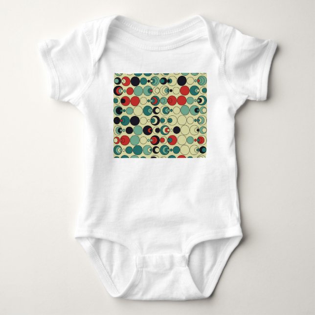 Abstrakt geometrisk sömlös mönsterdesign. t shirt (Framsida)