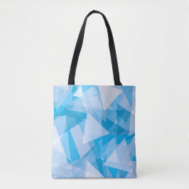 Abstrakt Geometrisk triangel Mönster | Tote Bag Tygkasse