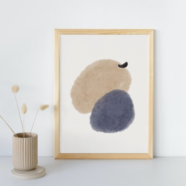 Abstrakt Geometrisk vattenfärg, Abstrakt, minimal Poster (Skapare uppladdad)