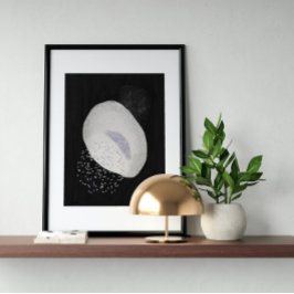 Abstrakt Geometrisk vattenfärg, Abstrakt, minimal Poster