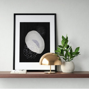 Abstrakt Geometrisk vattenfärg, Abstrakt, minimal Poster