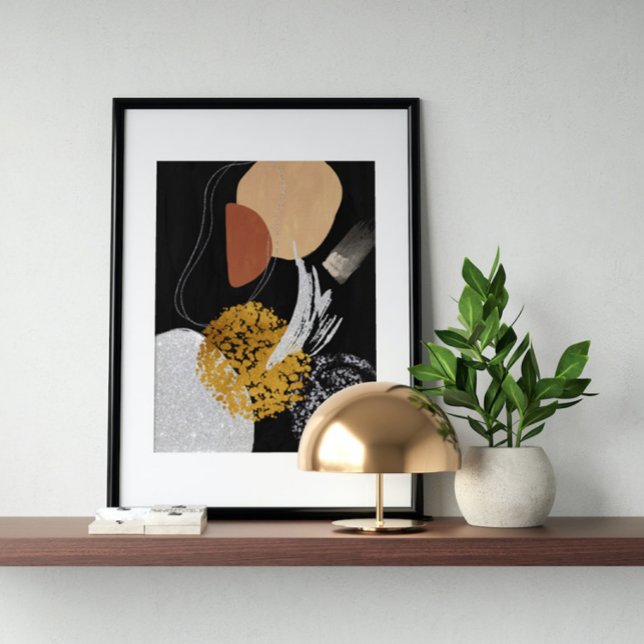 Abstrakt Geometrisk vattenfärg, Abstrakt, minimal Poster (Skapare uppladdad)