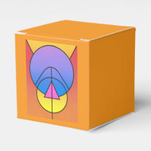 Abstrakt geometriska cirklar linje färgrik