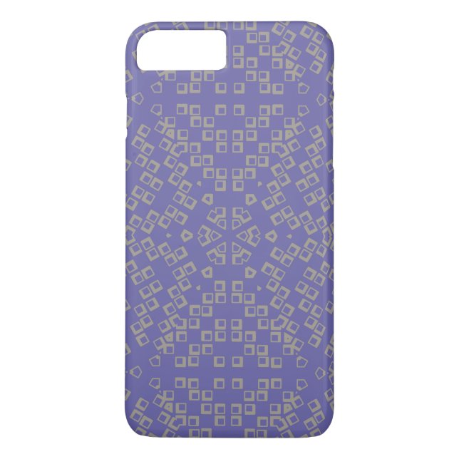 Abstrakt Geometriska kvadrater Mönster Case-Mate iPhone Skal (Baksida)