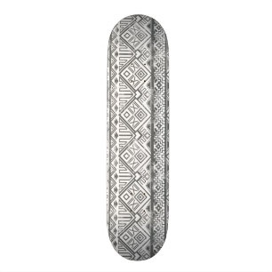 Abstrakt geometriskt Aztec mönster 2 Skateboard Bräda 20,5 Cm