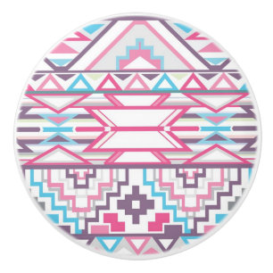 Abstrakt geometriskt Aztec mönster 3 Knopp