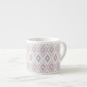 Abstrakt geometriskt Aztec mönster Espressomugg