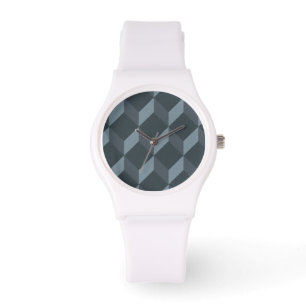 Abstrakt geometriskt bakgrundsmönster armbandsur