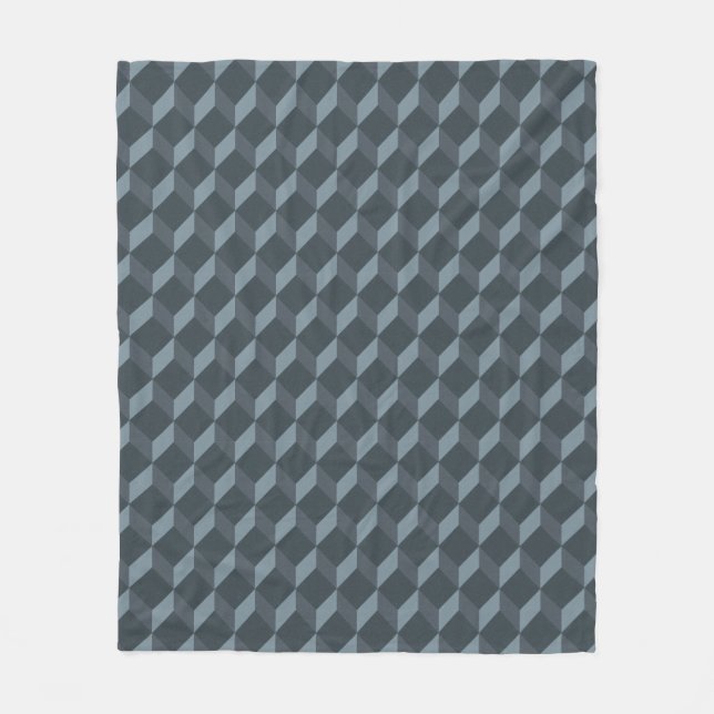 Abstrakt geometriskt bakgrundsmönster fleecefilt (Framsidan)