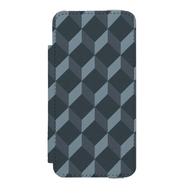 Abstrakt geometriskt bakgrundsmönster incipio iPhone wallet skal (Folio Framsidan)