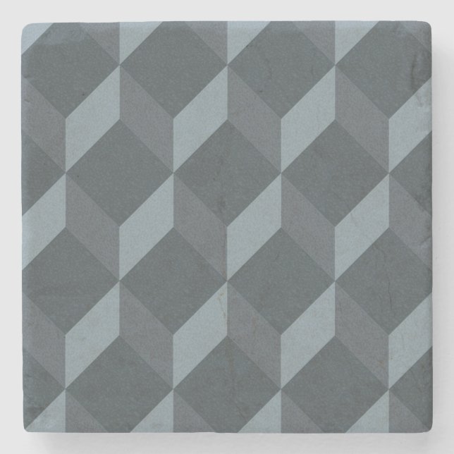 Abstrakt geometriskt bakgrundsmönster stenunderlägg (Framsidan)