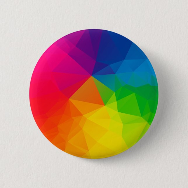 Abstrakt geometriskt mönster 1 knapp (Framsida)