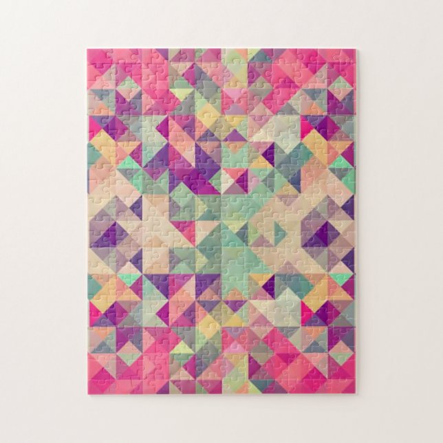 Abstrakt geometriskt pussel (Vertikal)