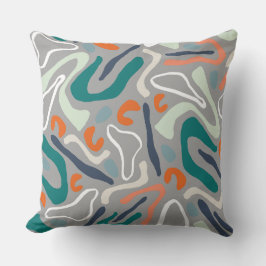 Abstrakt Geometry Mönster . Kudde