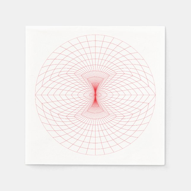 Abstrakt Geometry Napkin Pappersservett (Framsidan)