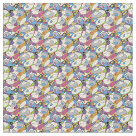 Abstrakt Geometry Pastel Tyg