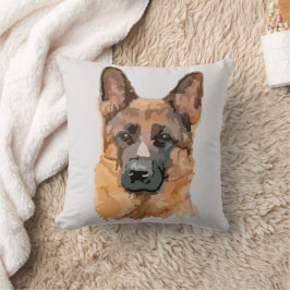Abstrakt German shepard Dekorativ kudde