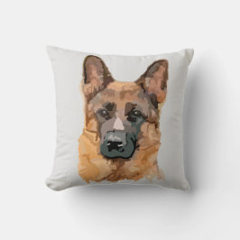 Abstrakt German shepard Dekorativ kudde