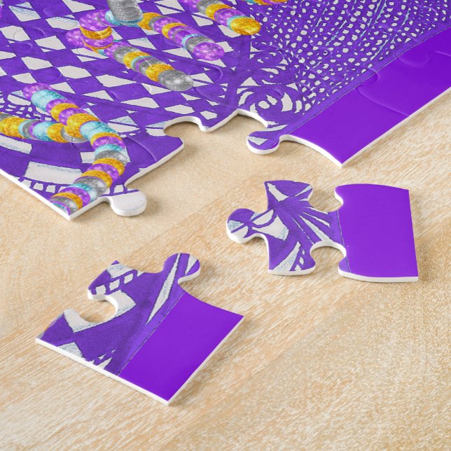 Abstrakt Gift dig med mig Frieri Puzzle Pussel (Sidan)