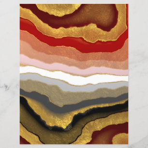 Abstrakt Gilded Agate Scrapbook Papper