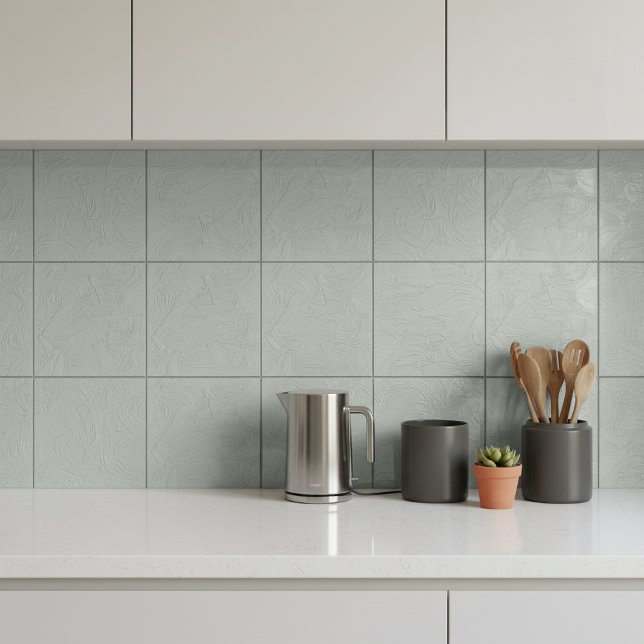 Abstrakt Gips Pensel Struktur Sage ID1287 Kakelplatta (Skapare uppladdad)