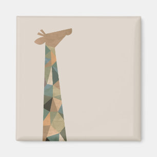 Abstrakt Giraffe Magnet