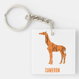 Abstrakt giraffe silhouette monogram