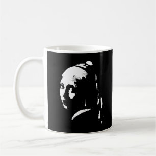 Abstrakt Girl med Pearl Earring Mugg