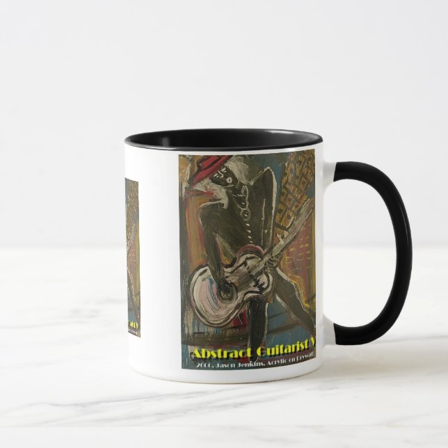 abstrakt gitarrist V Mugg (Höger)