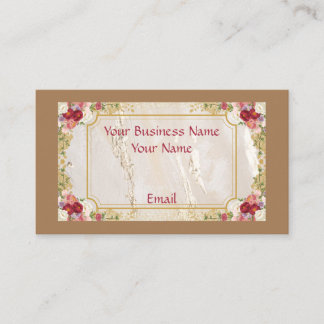 Abstrakt Glam rosa och guld struktur, effekt Visitkort