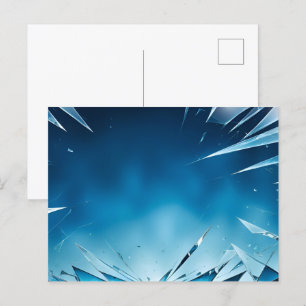 Abstrakt glasdel vykort