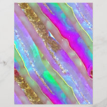 Abstrakt Glass Art-klippbok Papper