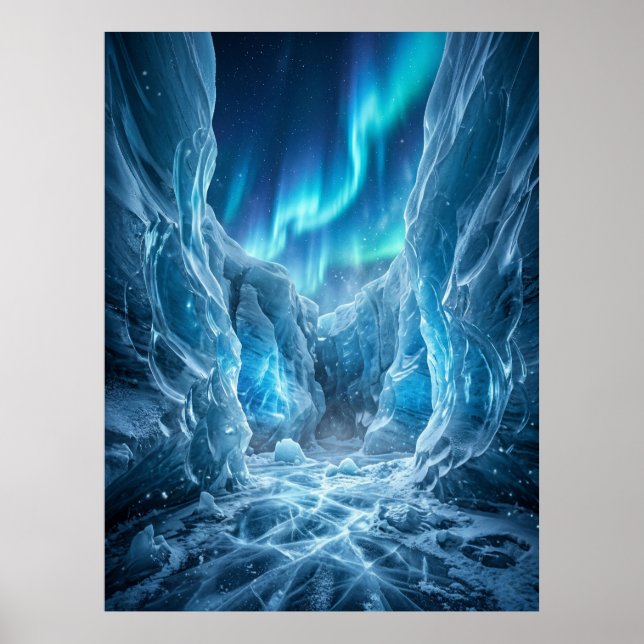 Abstrakt Glitch Digital Kaos Konst Poster (Framsidan)