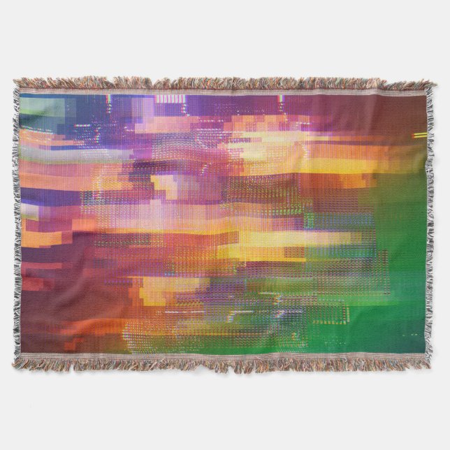 Abstrakt glitch: test skärm struktur filt (Framsidan)