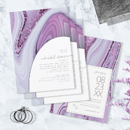 Abstrakt Glitter Strata-Möhippa Wht ID903