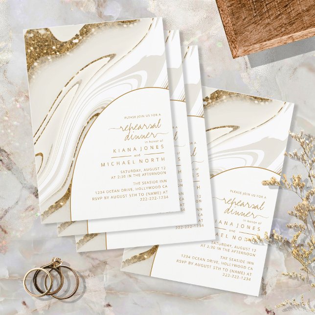 Abstrakt Glitter Strata Rehearsal Dinner Ivr ID903 (Skapare uppladdad)