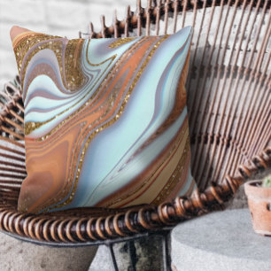 Abstrakt Glitter Strata Southwest ID903 Kudde