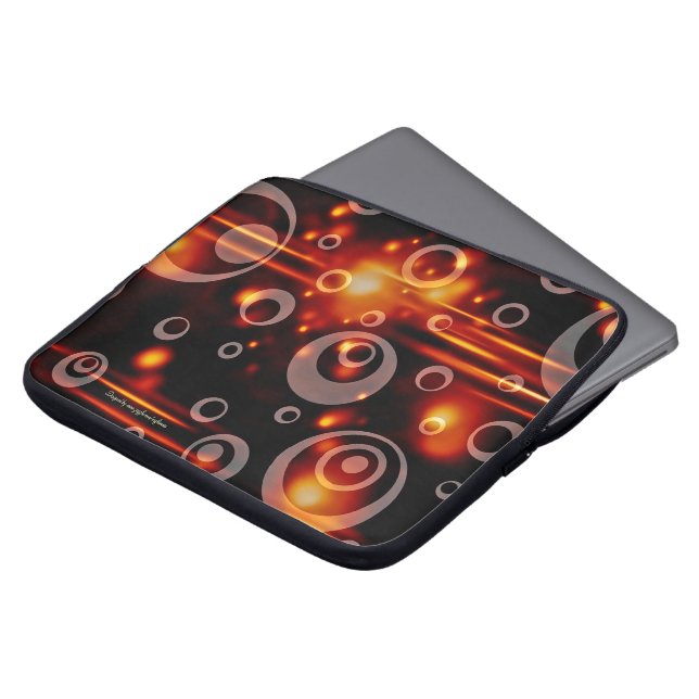 Abstrakt Glory Laptop Sleeve (Framsida topp)