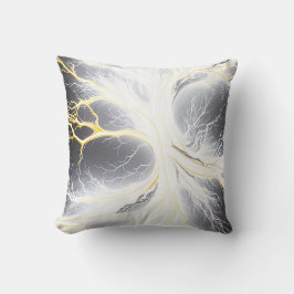 Abstrakt Glowing Energy Träd Art Pillow Kudde
