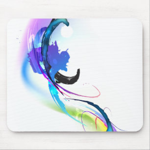 Abstrakt God morgon Glory Paint Splatters Musmatta