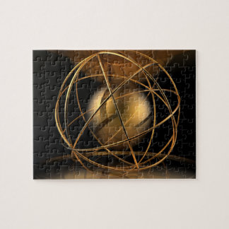 Abstrakt Golden Cage Pussel