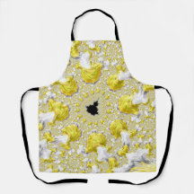 Abstrakt Golden Gult Symmetrical Fractal