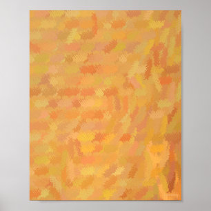Abstrakt Golden Hawaiian Tapestry Poster