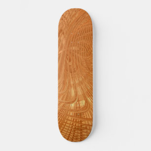 Abstrakt Golden Vågar Skateboard