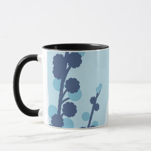Abstrakt Golden Wattle Modern Acacia Illustrativ Mugg