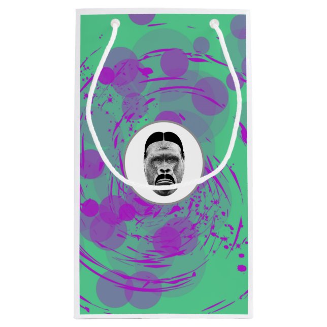 Abstrakt Gorilla Gift Bag (Baksidan)